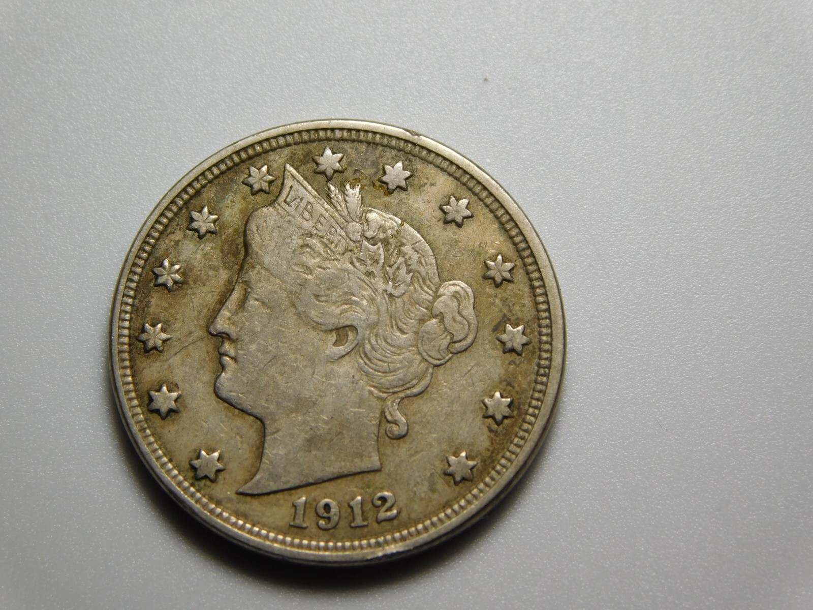 OLD US COIN 1912 LIBERTY HEAD V NICKEL