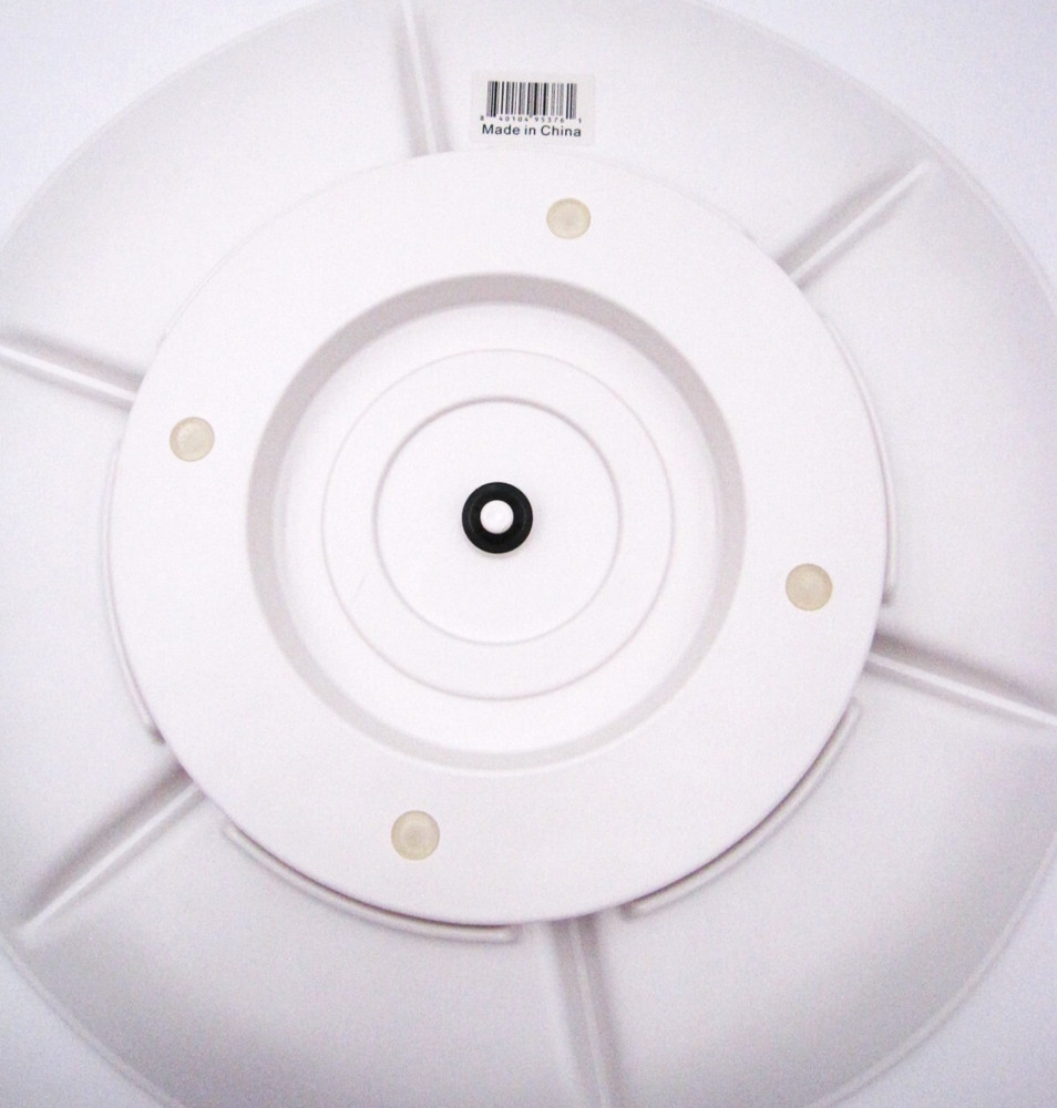 Dwell Studio 7-Section Lazy Susan Server Platter Melamine White Stylish Elegant