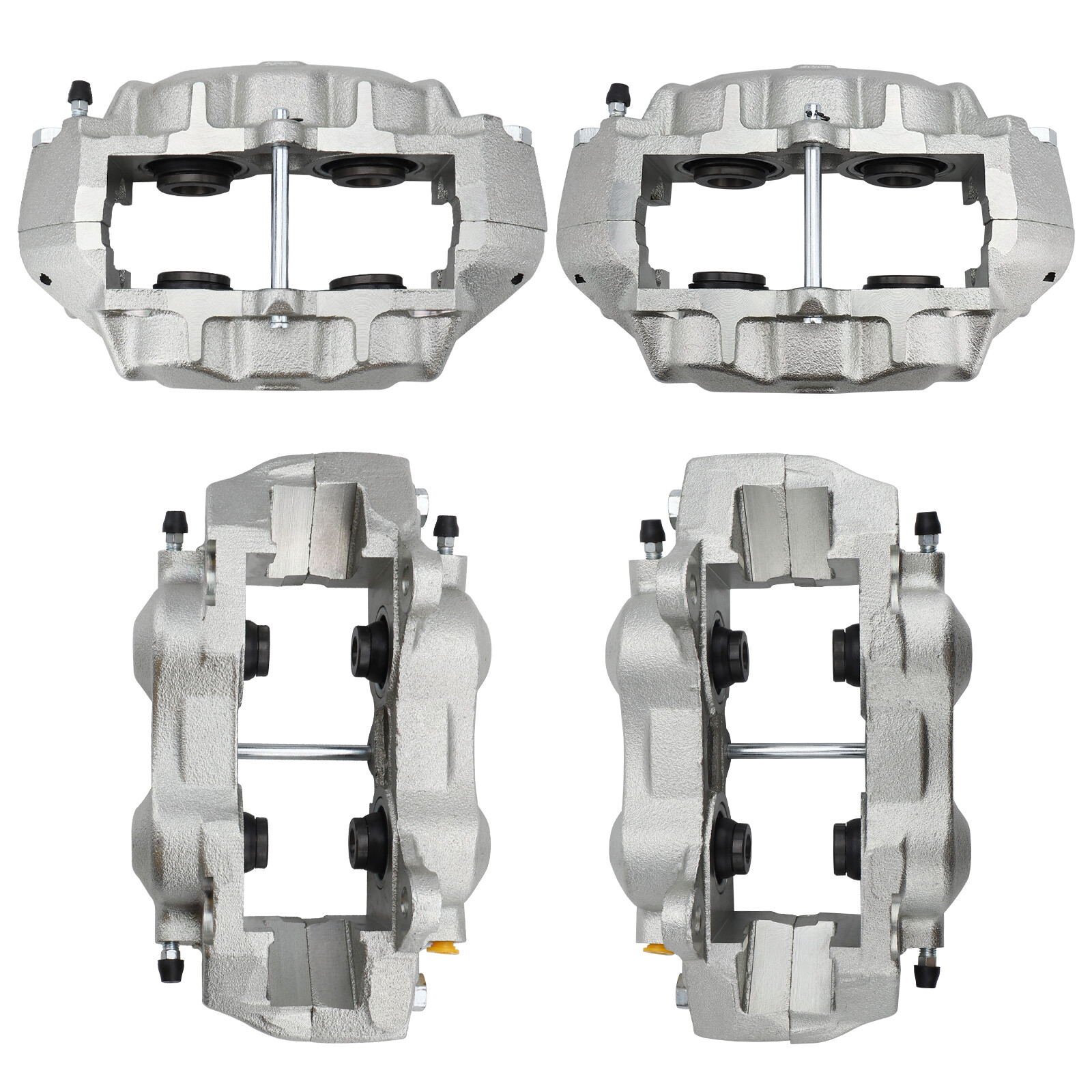 4Pcs Rear Front Left Right Disc Brake Calipers For 1965-1982 Chevrolet Corvette