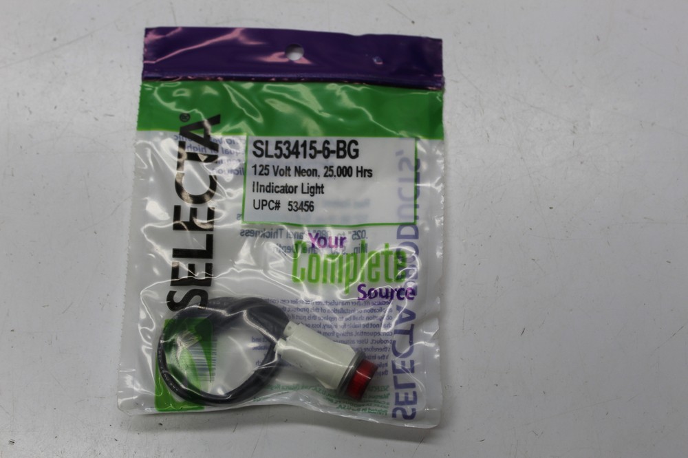 SELECTA SL53415-6-BG INDICATING LIGHT RED NSMP