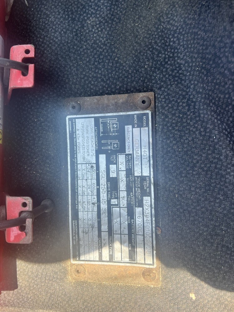 Linde 2105 H40T Forklift