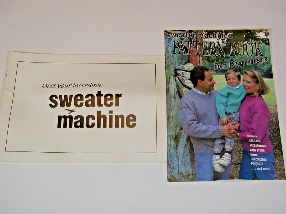 BOND INCREDIBLE SWEATER MACHINE INSTRUCTIONS MANUAL & PATTERN BOOK