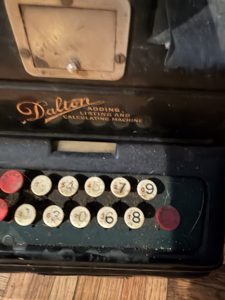 Antique 1910's DALTON Adding Listing and Calculating Machine