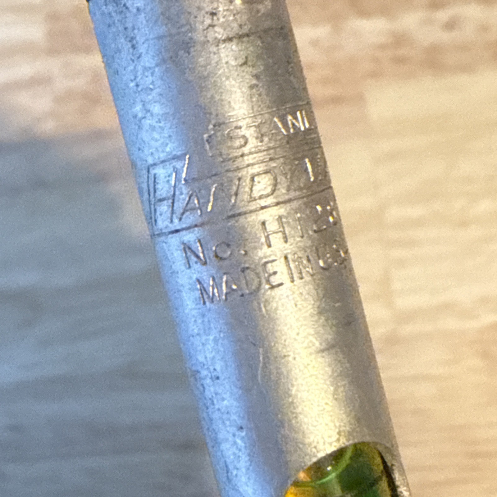 Vintage Stanley Mini Pocket String Level 3 Inch Hexagon Made In USA