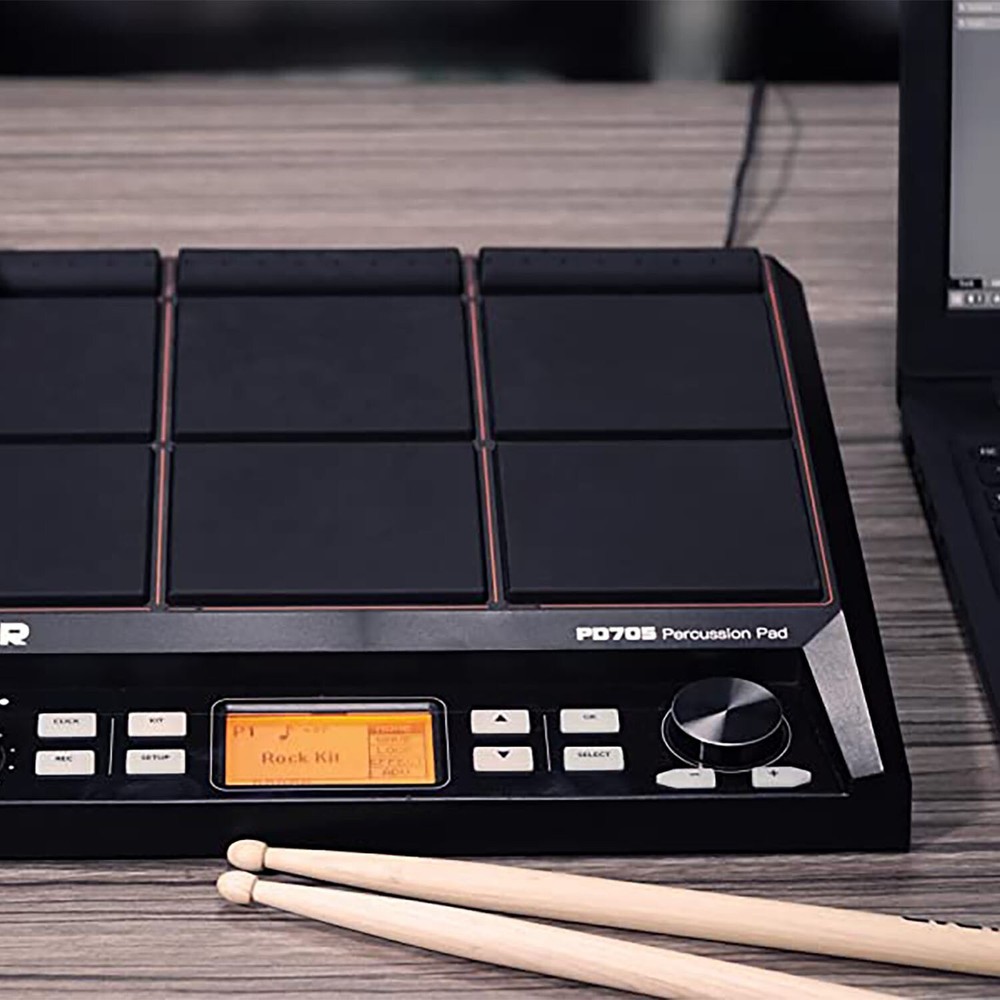 Avatar PD705 Percussion Sample Pad 9-Trigger Multipad Electric Drum USB MIDI