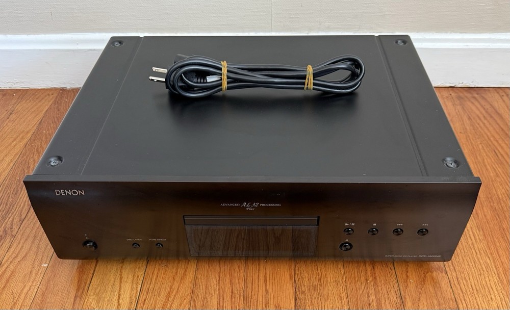 DENON DCD-1600NE Super Audio CD SACD Player Advanced AL32 Processing Plus Tested