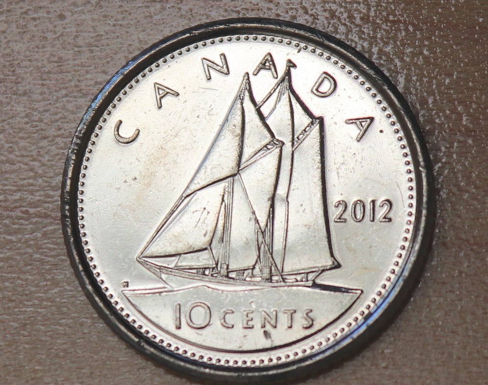 2012 Canada 10 Cents