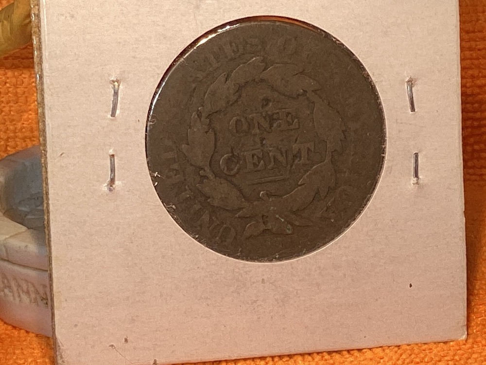1828 MATRON HEAD LARGE CENT LARGE NARROW DATE