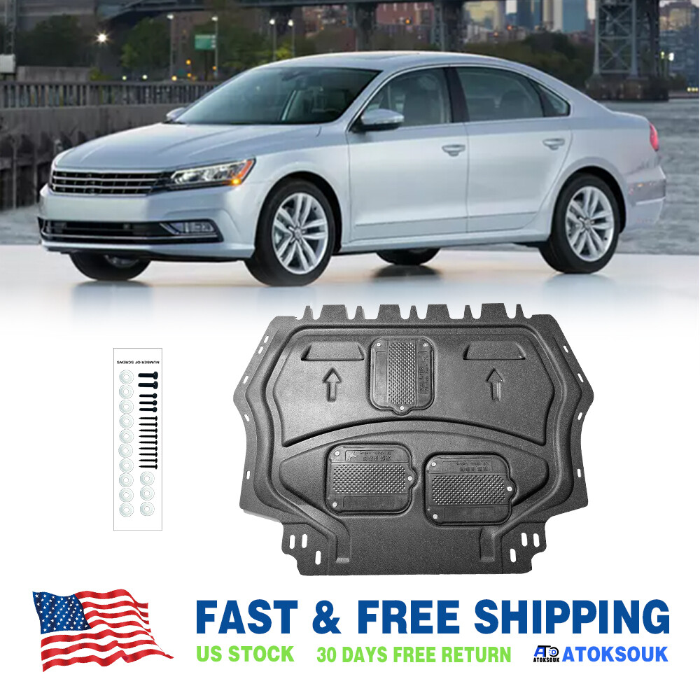 Thick Engine Splash Shield For VW Passat 2011-2018 Front Engine Guard Hard