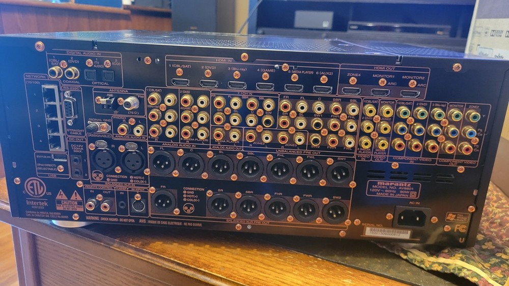 Marantz AV8801 AV Pre Tuner 11.2 Channel Processor