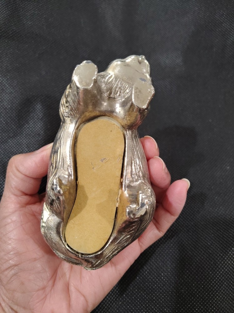 Silverplate Vintage Porcupine Charcuterie Toothpick Holder Housewarming Japan