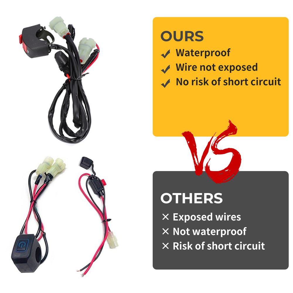 Dirt Bike LED Headlight Light Bar Kit For Honda CRF110 CR250 CRF250R CRF450R