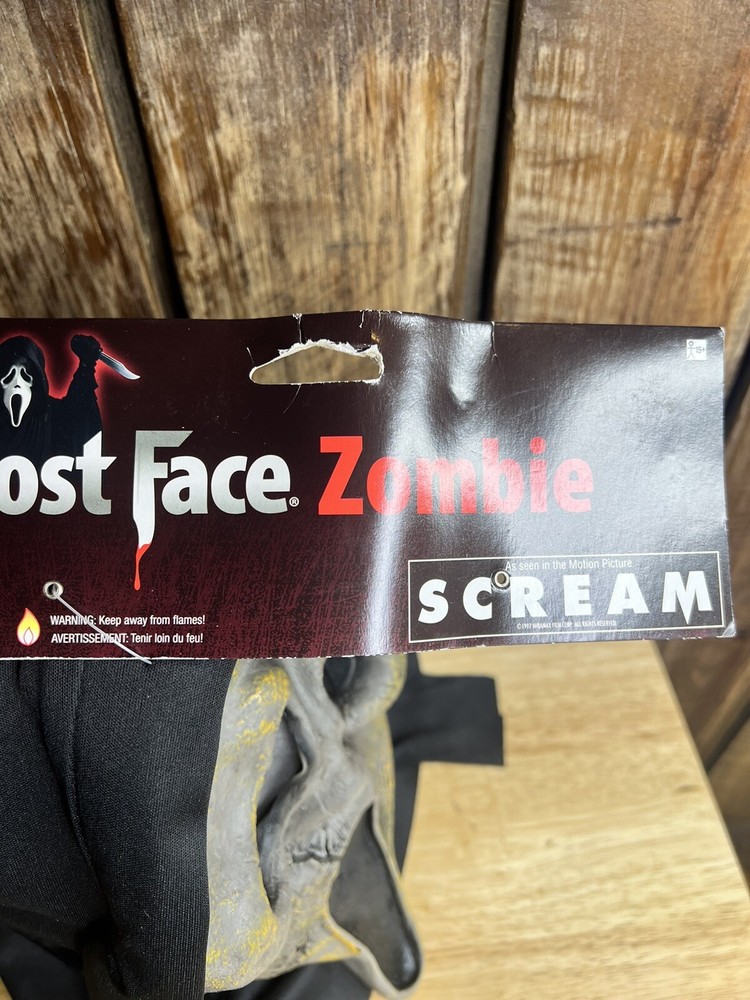 Scream Ghostface Zombie Mask Fun NEW WITH TAGS