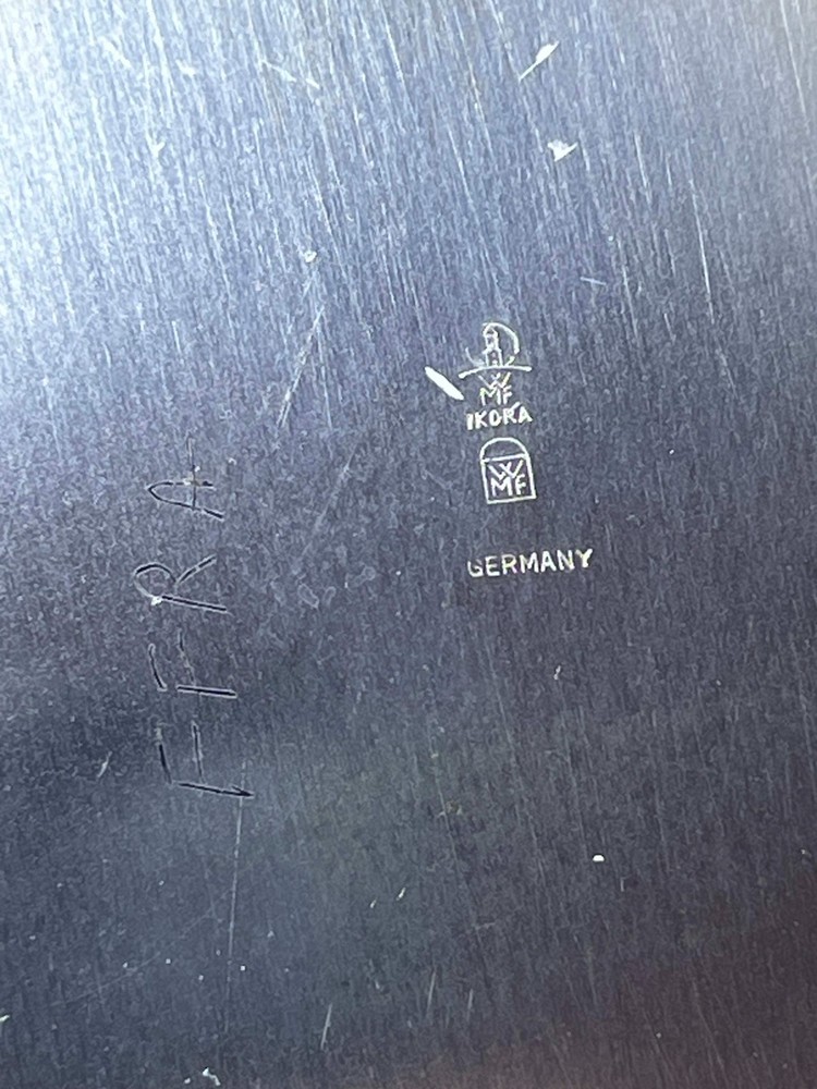 WMF IKORA Germany Silver Plated 12" Serving Dish Tray Platter Ruffled Edge FFRA