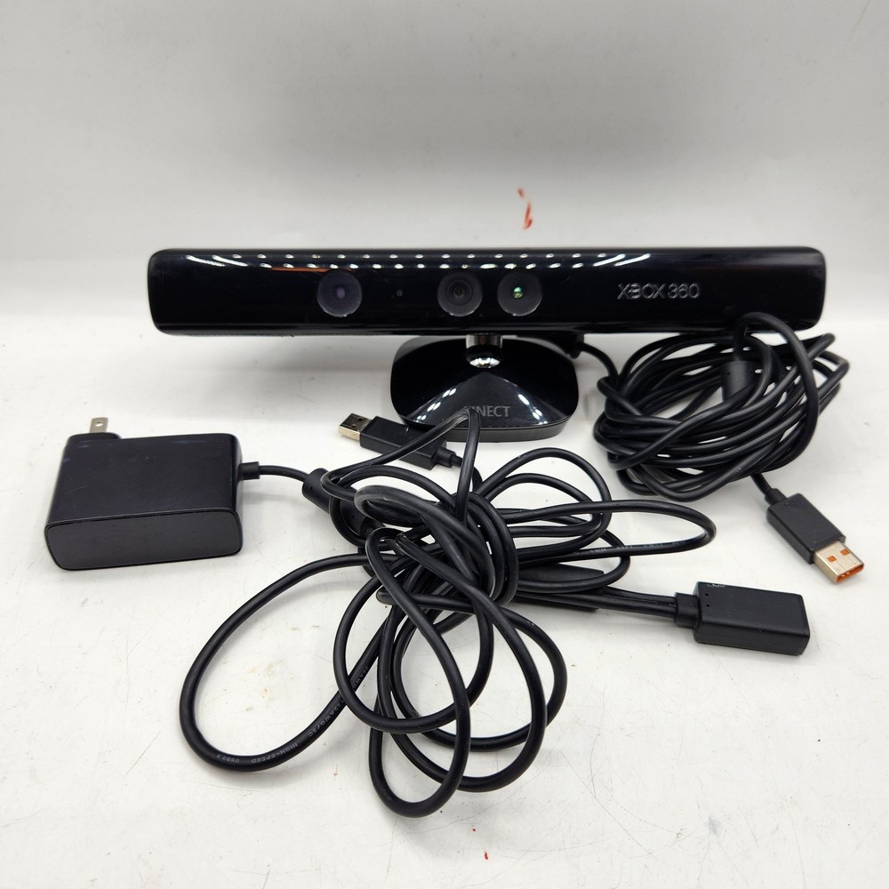 Microsoft Xbox 360 Kinect Sensor Bar with AC Power Adapter 1429 Motion Camera