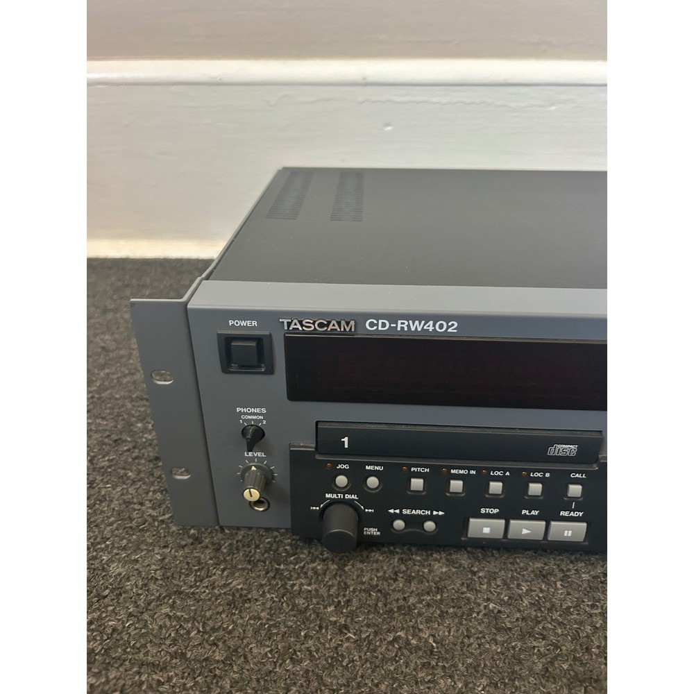 Tascam CD-RW402 Professional Dual CD Recorder Duplicator Rackmount Unit Only
