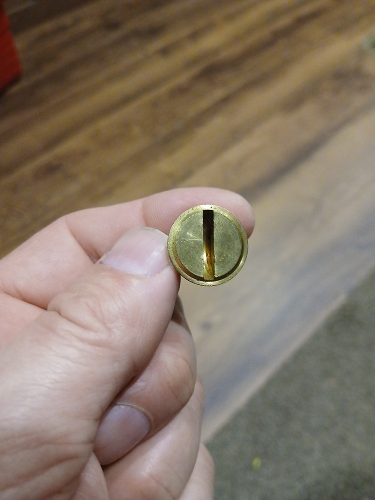 Brass Adapter For Vintage Shure S 36 Microphone Stand 5/8" Threads