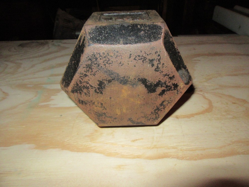 YORK Hex Half 60 Pound Blob Grip YORK Side