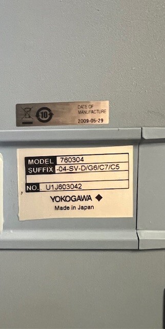 Yokogawa WT3000 Digital Power Analyzer Model 760304 w/4 30 Amp. Input Elements