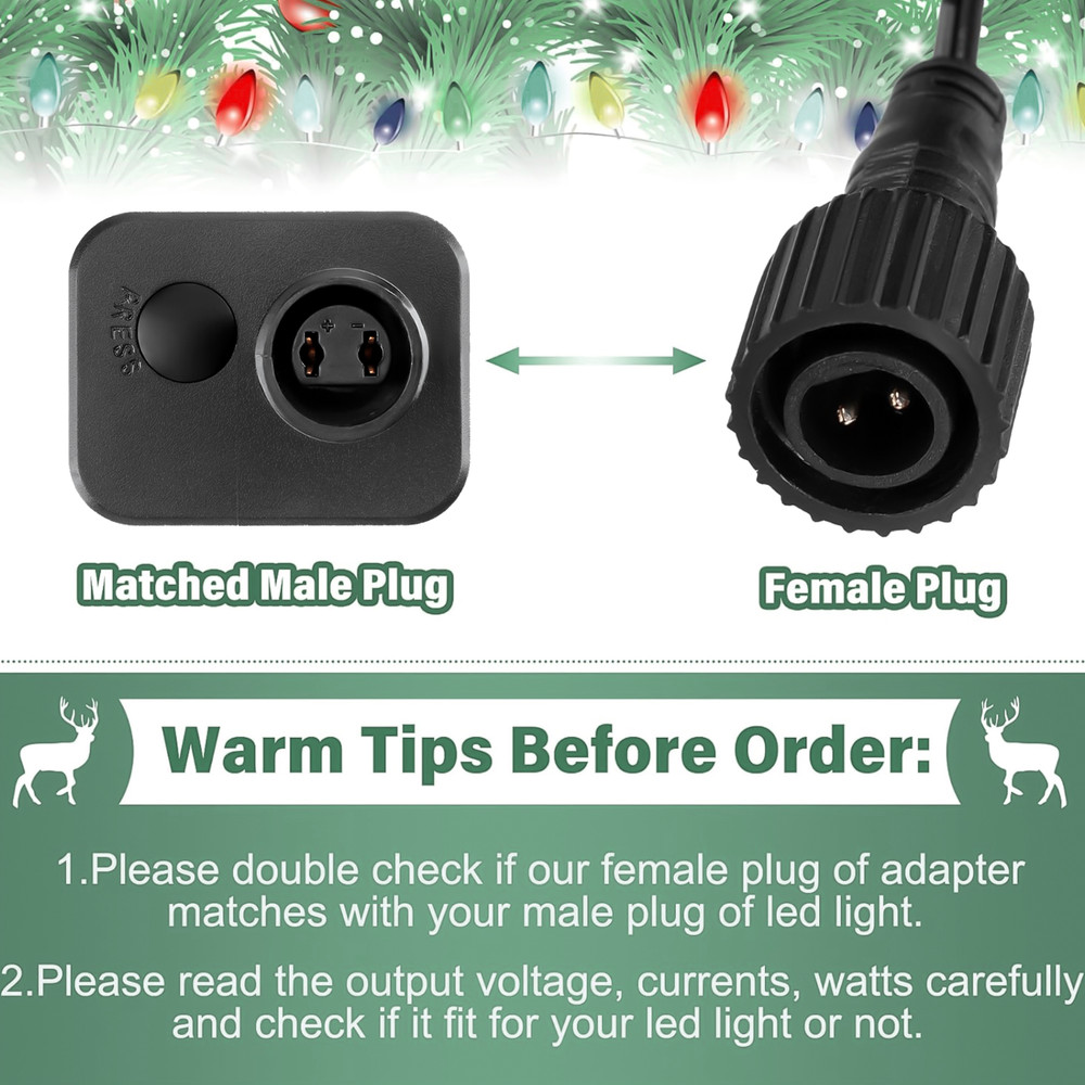 30V 0.2A LED Controllers for Halloween Inflatable Decorations ( 2 Pack)