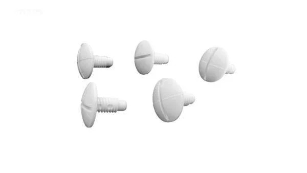 Wheel Screw, Plastic, 5/pk