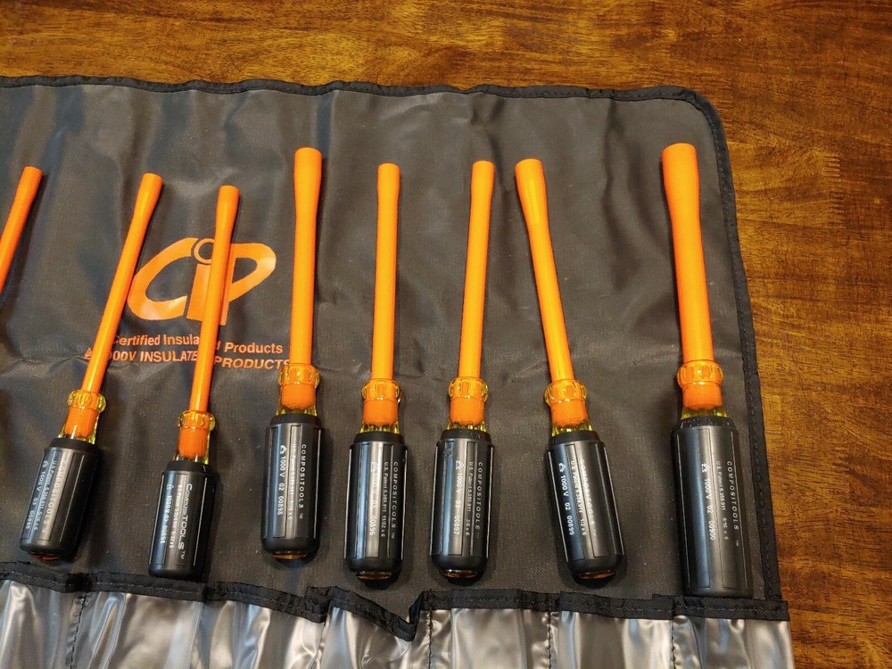 Certified Insulated Products CIP Nutdriver Set. 1000 Volt