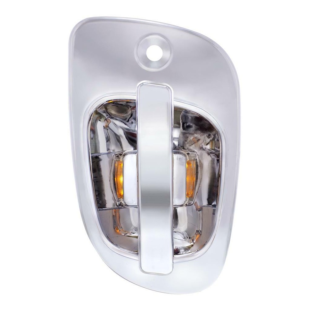 6 Amber LED Chrome Door Handle Cover for Freightliner Cascadia - Passenger