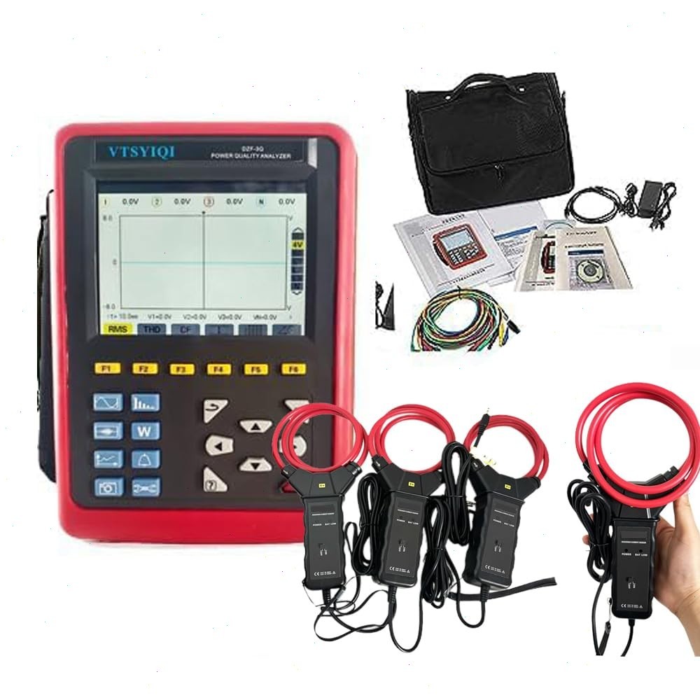 Digital Power Quality Analyzer with Current Clamp Range 10A~6000A CT Size Ф300mm