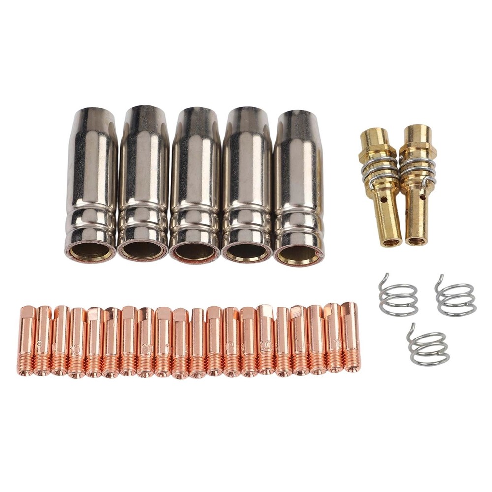 Comprehensive Pack of For MIG Welding Torch Components Includes 30 PCS Items