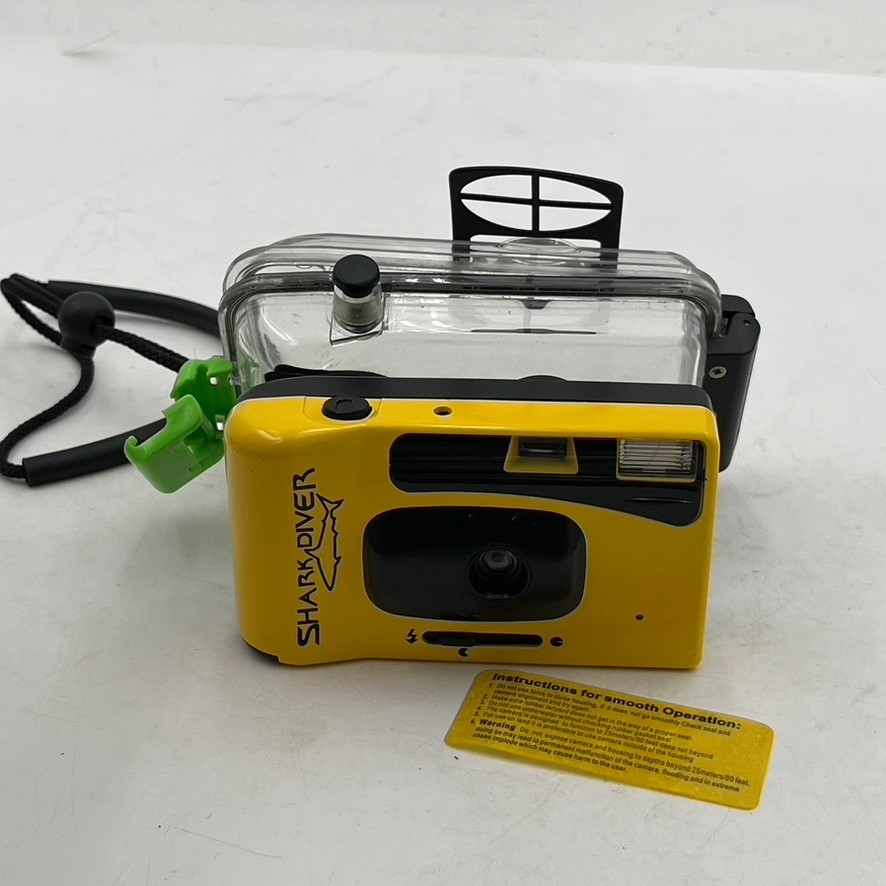 Shark Diver Underwater 35mm Camera *Used* Untested!!! Yellow Snorkeling