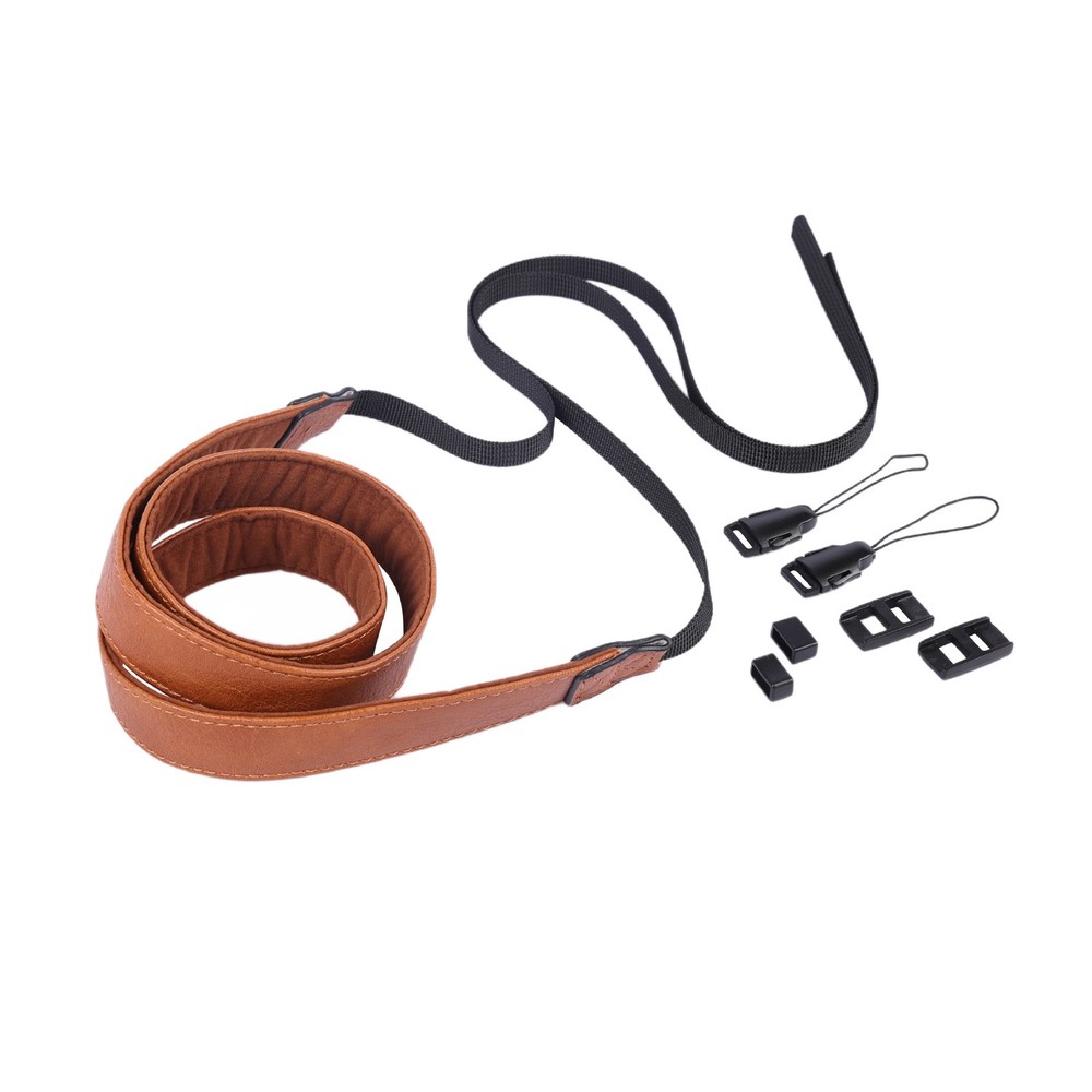 Adjustable Microfiber Leather Camera Strap for DSLR Photography Accessories