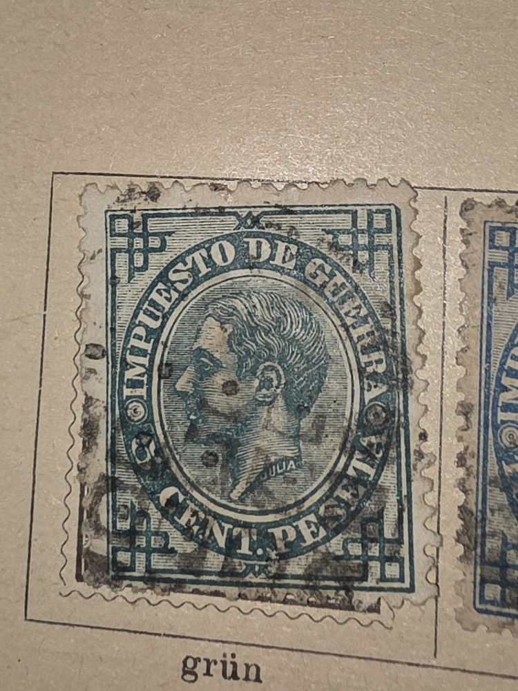 Foreign Spanien 5c Stamp Used - #I206