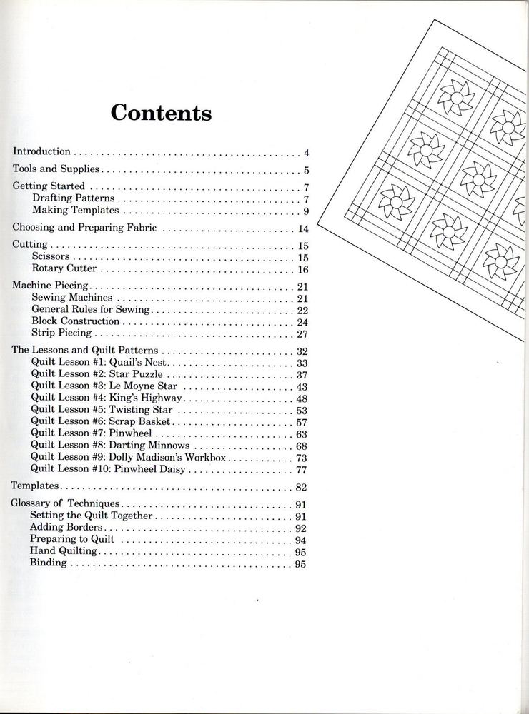 "Lessons in Machine Piecing" ©1990 That Patchwork Place Quilting Book B-110