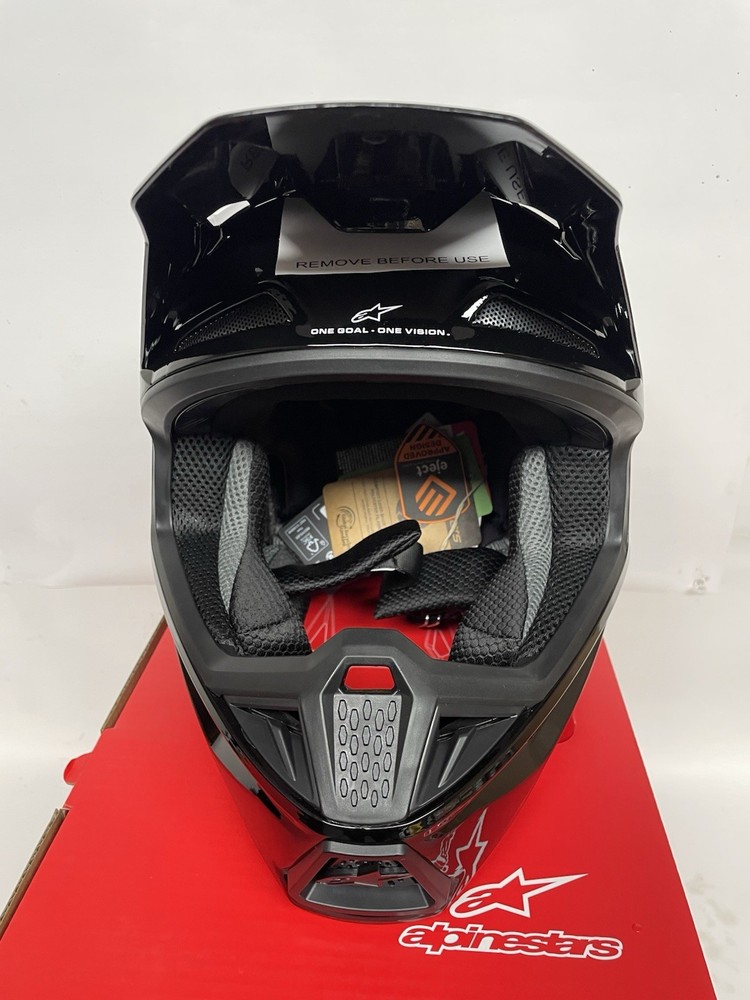 Alpinestars SM7 Solid Helmet - Medium - Gloss Black 0110-9263