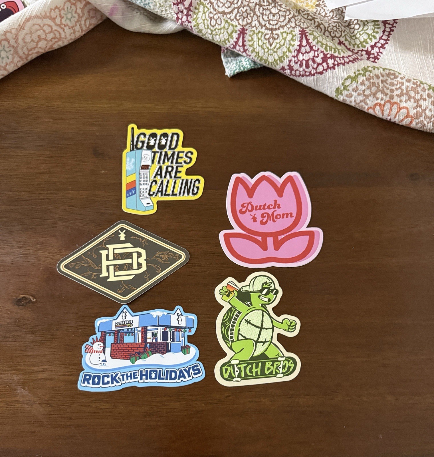 Dutch Bros Sticker Set