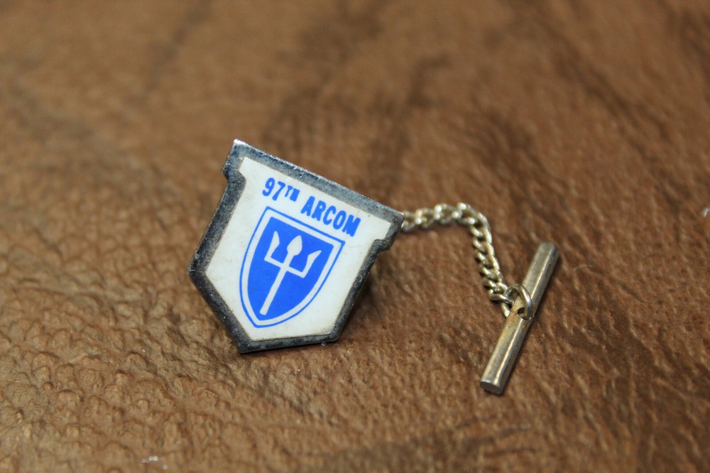 Original WW2 U.S. Army 97th Infantry Divison Veteran's Tie Clip