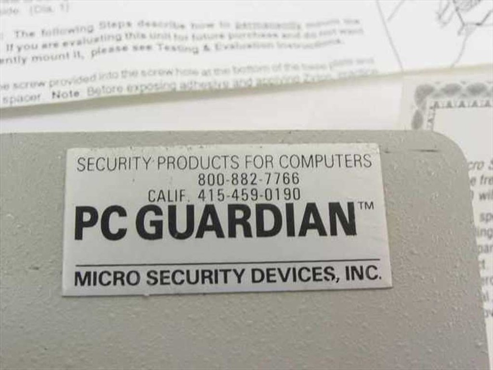 Micro Security Devices MAC Guardian Power Switch Protection for MAC SE 527