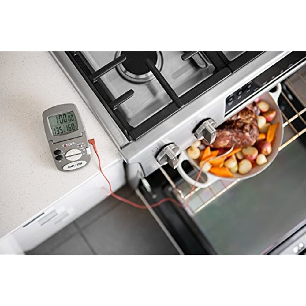 Taylor Precision Products Programmable with Timer Instant Read Wired Probe