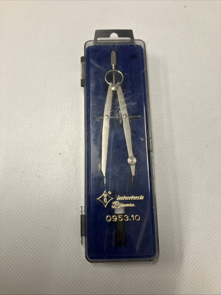 Vintage Intertech Bavaria Germany Compass In Case
