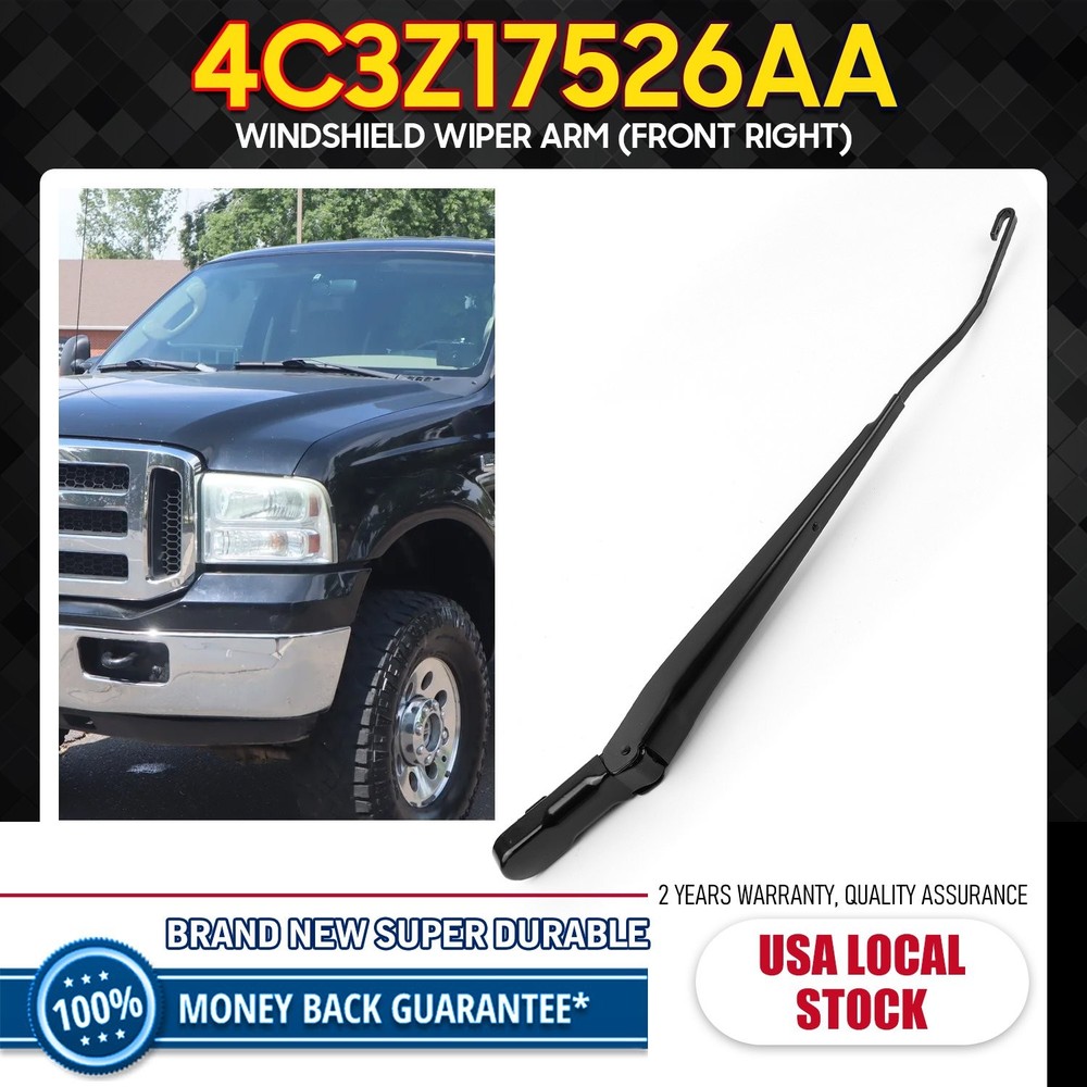 4C3Z17526AA Front Windshield Wiper Arm Passenger Side Right For Ford Excursion