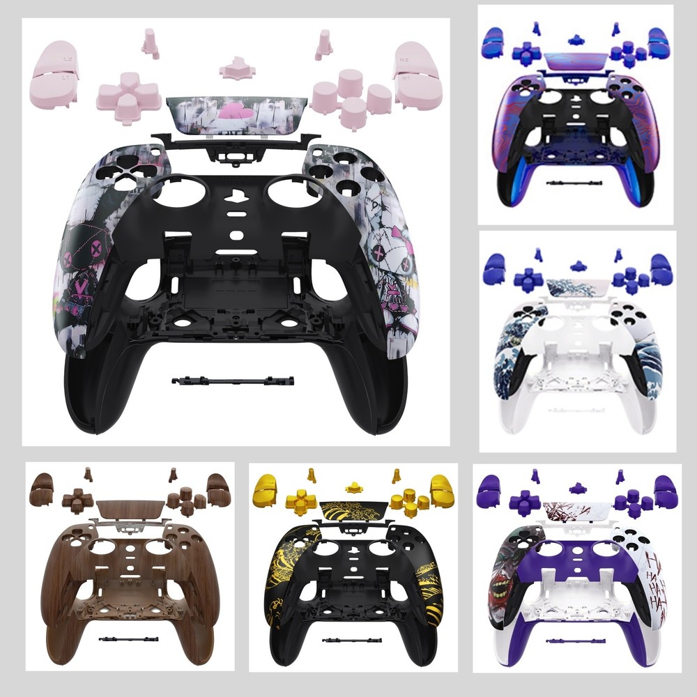 eXtremeRate Full Set Shell with Buttons Touchpad Cover For ps5 Edge Controller