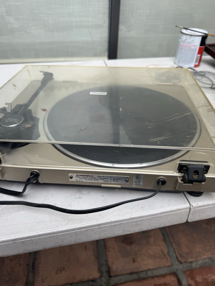 Pioneer PL -7 DD full automatic turntable needs new needle