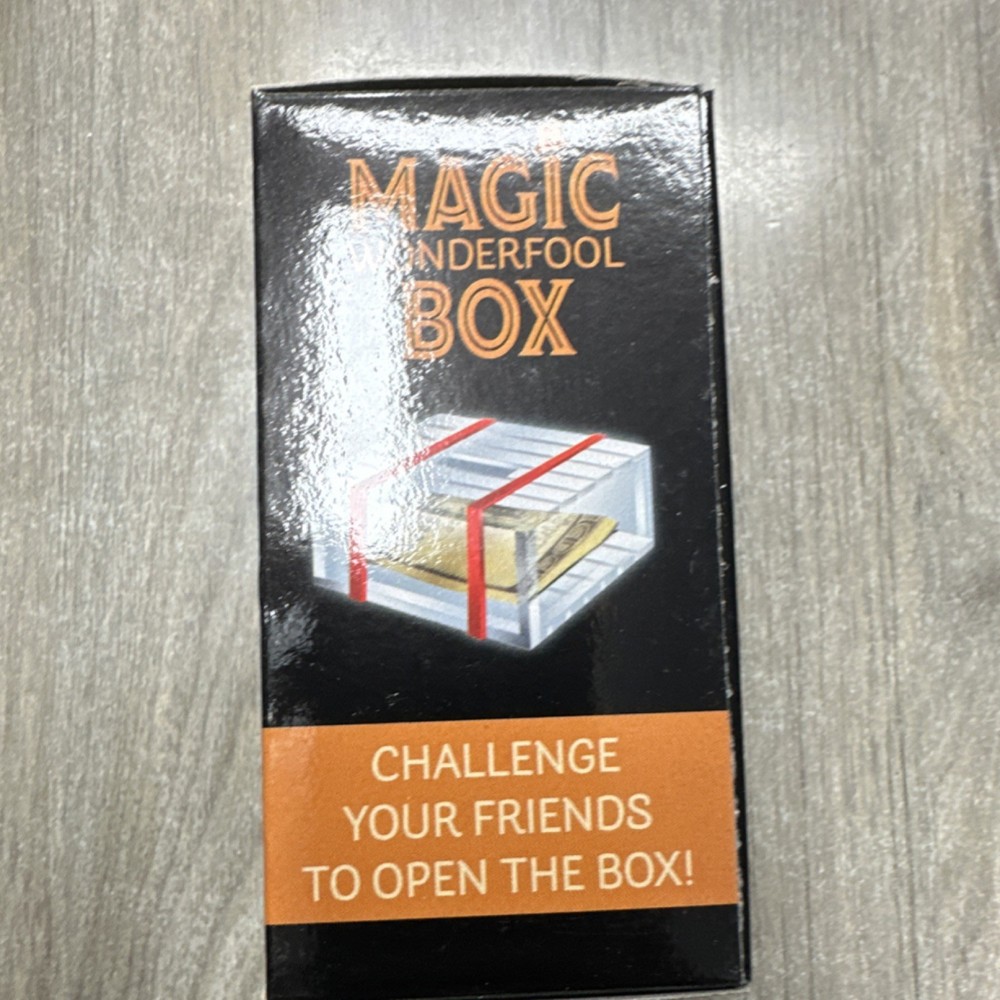 Magic Wonderfool Box Puzzle Challenge Trick Toy