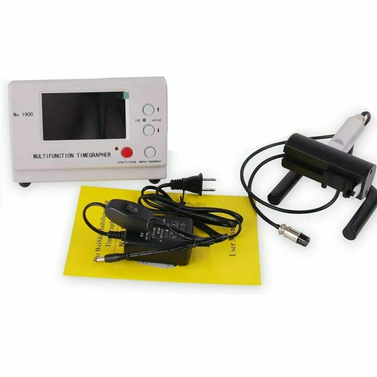 Weishi No.1900 Timegrapher Mechanical Watch Timing Machine Multifunction New