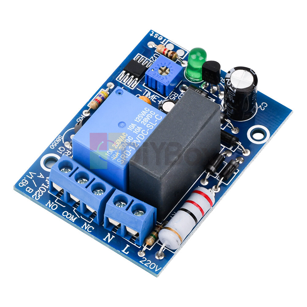 AC220V 0.8W Timing Turn On/Off Timer Delay Switch Board Adjustable Relay Module