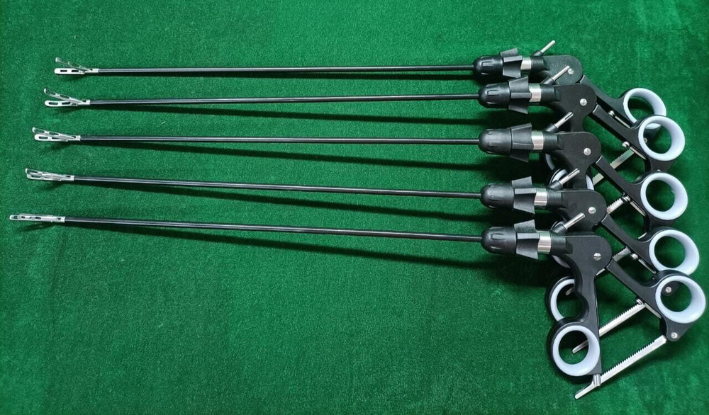 5pc Laparoscopic Croce Olmi Grasper 5mmx330mm Endoscopy Reusable Instruments