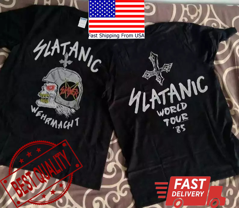 1985 Slayer Slaytanic Wehrmacht World Tour Shirt