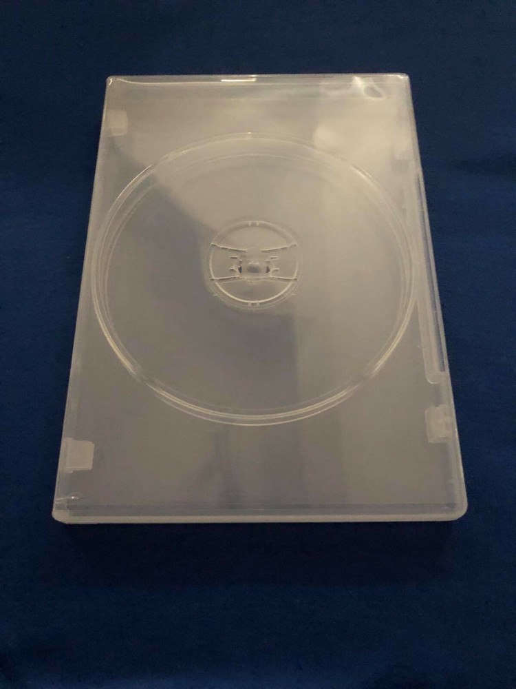 DVD COVER / CASES CLEAR - SINGLE 2 DISC - 14MM - QUANTITY 2 ONLY - SIDE BY SIDE