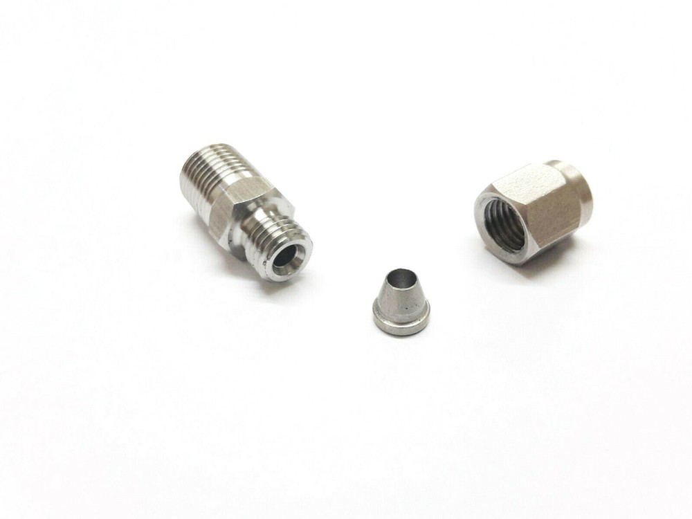RSR Flue Gas Temperature Sensor Sensor 3mm x 2m 90° + Compression Fitting Display EGT