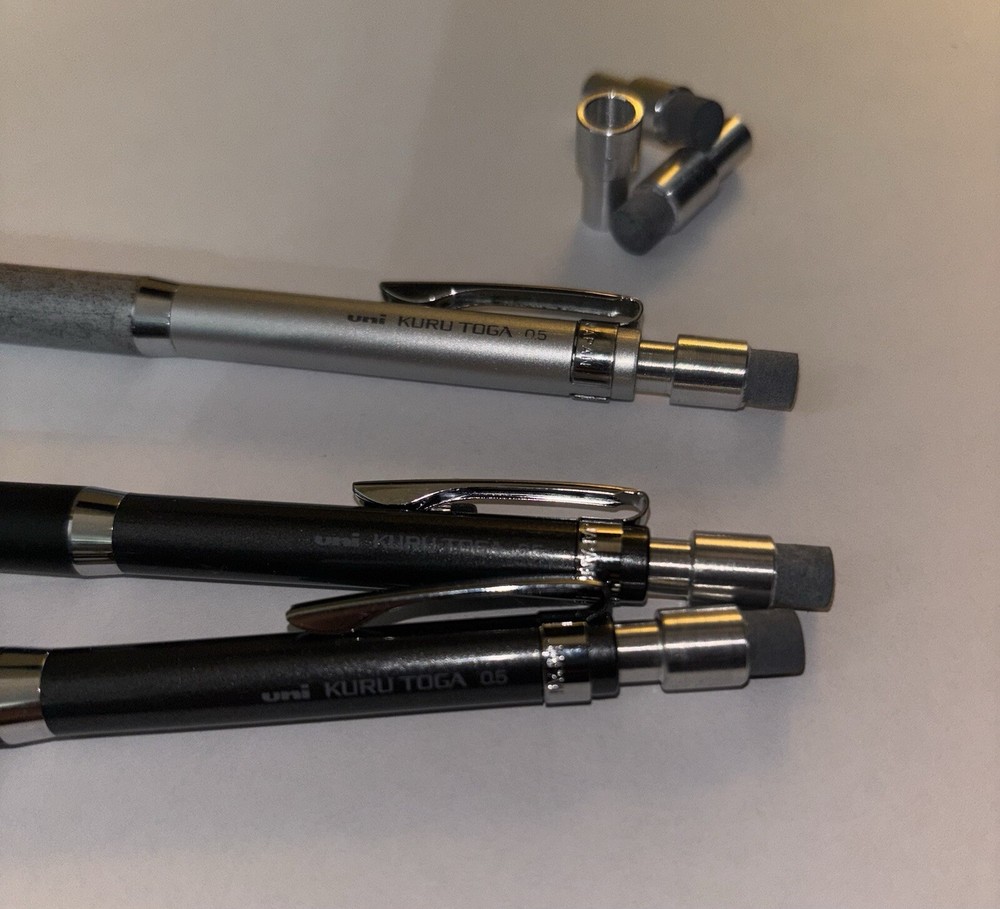 Uni Kuru Toga Eraser Topper (Uses Bic Erasers)